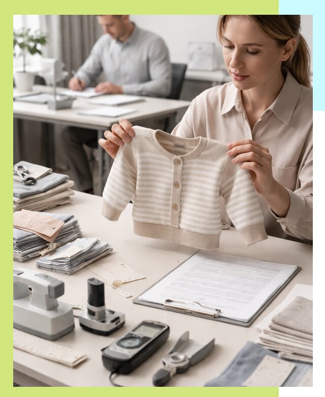 Сертификация детской одежды и текстильных изделий в Юбилейном