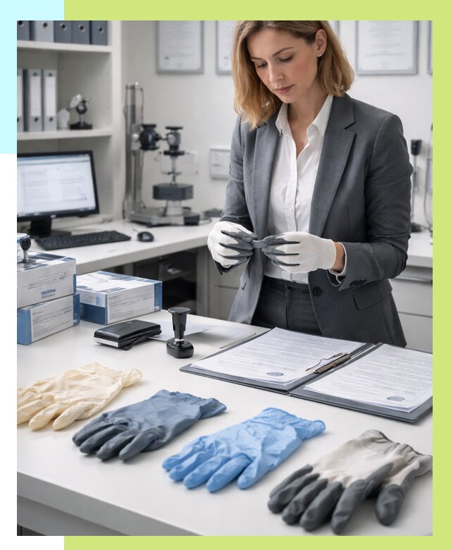 Сертификация перчаток в Юбилейном от 8758 р. | Алешин-Юбл