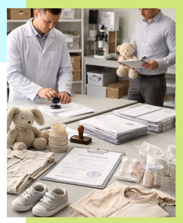 Сертификация детских товаров в Юбилейном от 15455 р. | Алешин-Юбл