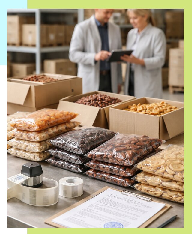 Сертификация сухофруктов в Юбилейном от 12364 р. | Алешин-Юбл под ключ