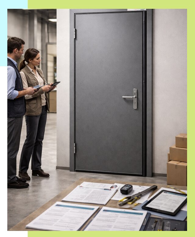 Сертификация противопожарных дверей в Юбилейном от 9273 р. | Алешин-Юбл