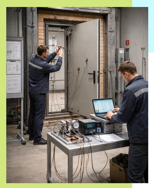 Сертификация противопожарных дверей в Юбилейном по ГОСТ и ТР