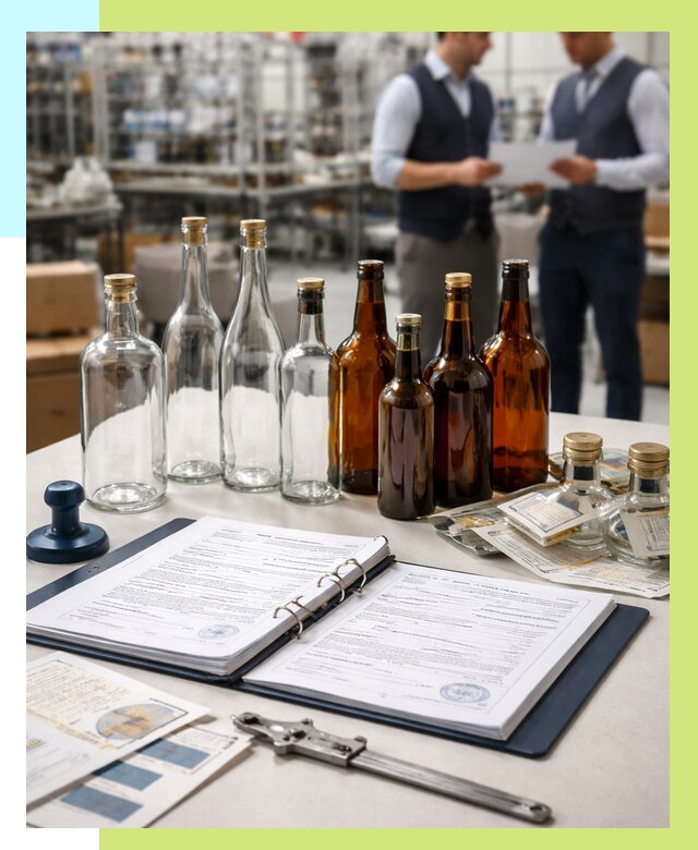 Сертификация стеклянных бутылок в Юбилейном от 25758 р. | Алешин-Юбл