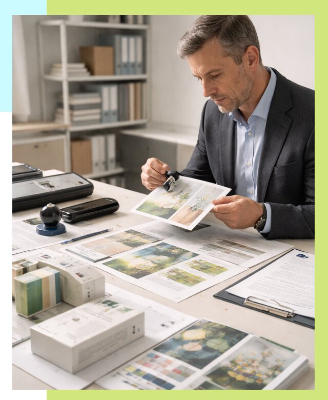 Сертификация полиграфической продукции в Юбилейном от 12364р.|Алешин-Юбл