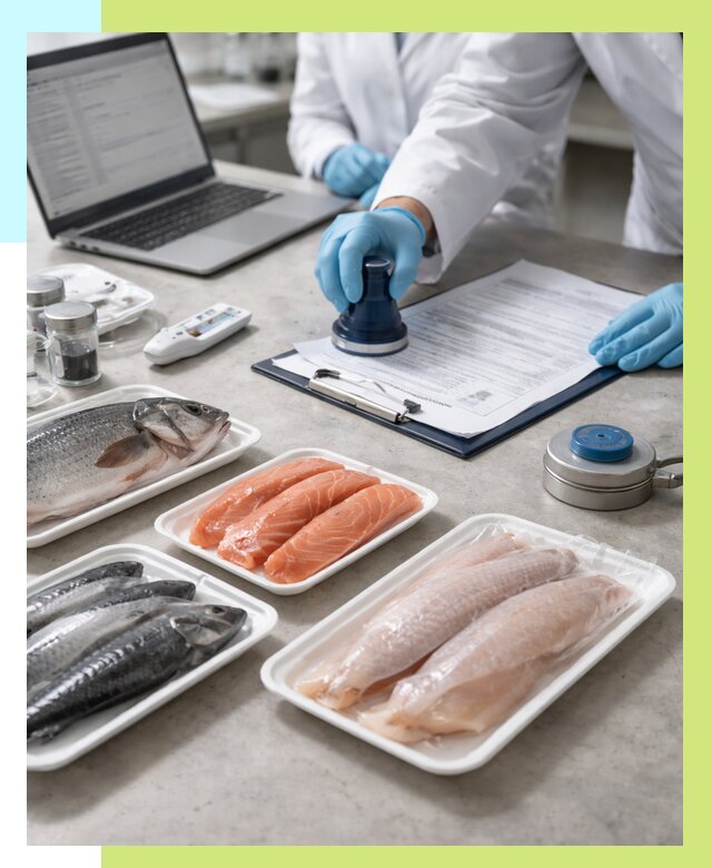 Сертификация рыбы и сертификат в Юбилейном от 15455 р. | Алешин-Юбл