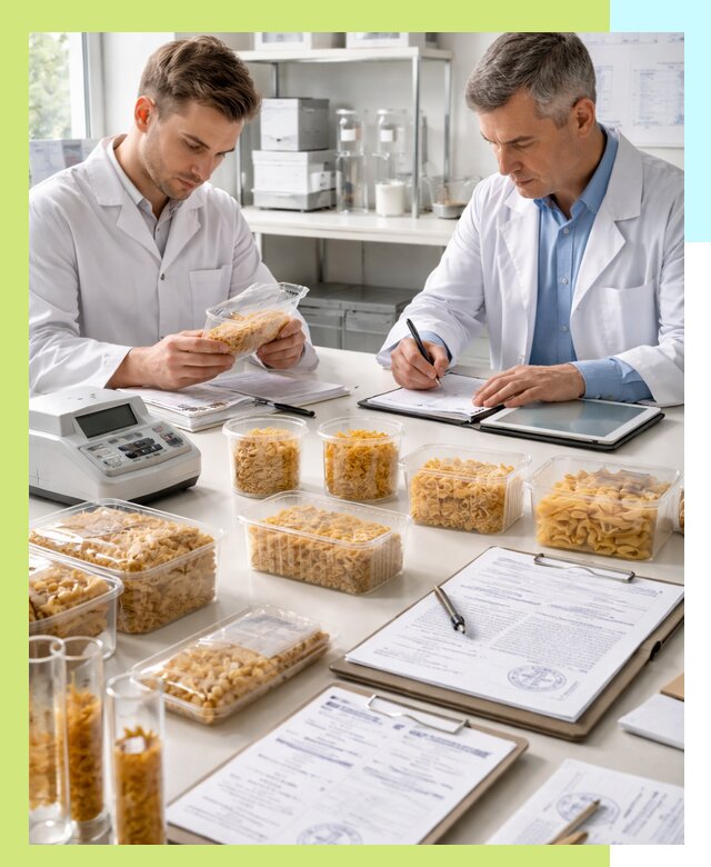 Сертификация макаронных изделий и технологической документации в Юбилейном