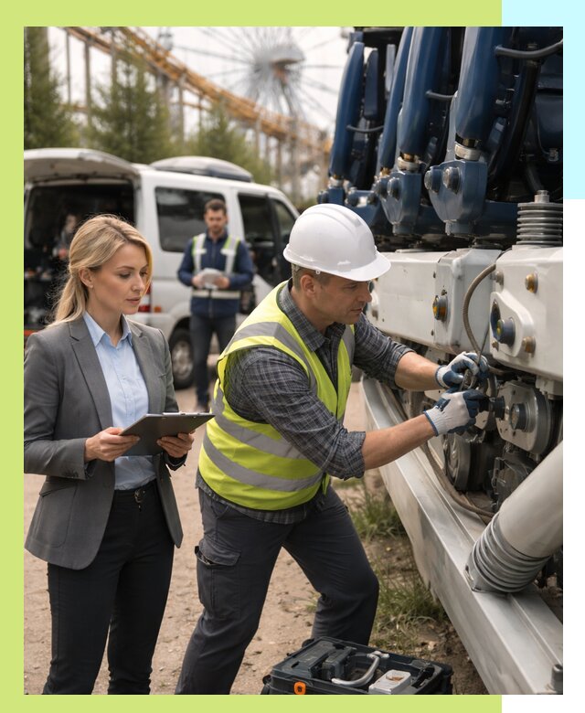 Сертификация аттракционов и проверка безопасности в Юбилейном