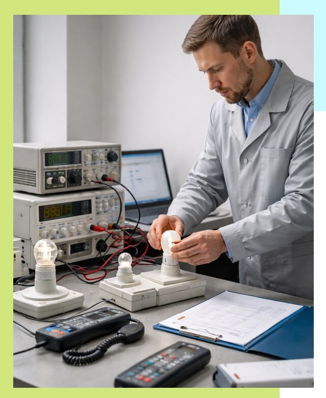 Сертификация ламп и светильников в Юбилейном по нормативам