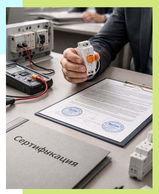 Сертификация выключателей под ключ в Юбилейном от 15455 р. | Алешин-Юбл