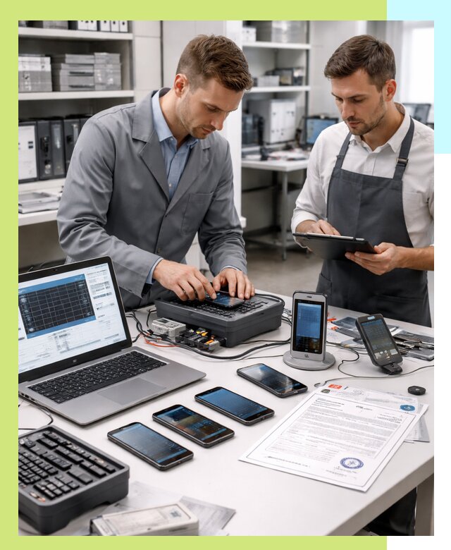 Сертификация мобильных телефонов и смартфонов в Юбилейном под ключ