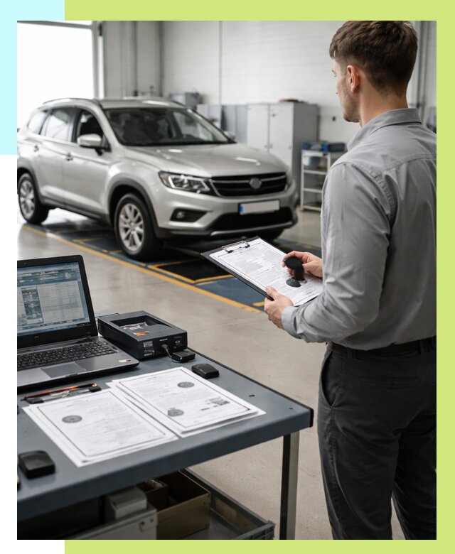 Сертификация транспортных средств в Юбилейном от 12364 р. | Алешин-Юбл