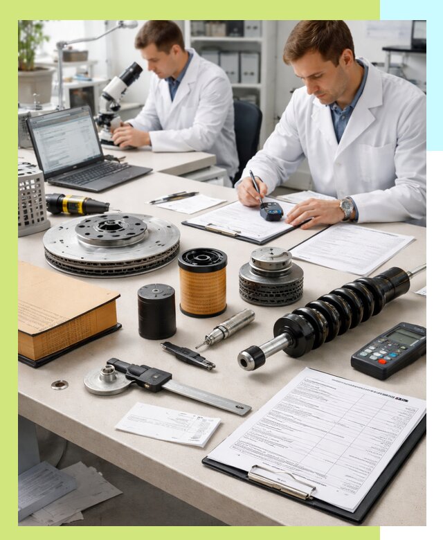 Сертификация автозапчастей и комплектующих в Юбилейном по ГОСТ