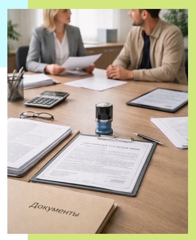 Сертификат соответствия на продукцию в Юбилейном от 15455 р.|Алешин-Юбл