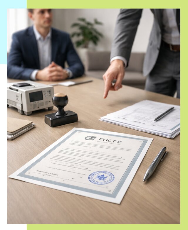 Добровольный сертификат ГОСТ Р в Юбилейном от 25758 р. | Алешин-Юбл