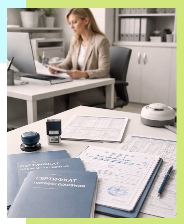 Сертификаты пожарной безопасности в Юбилейном от 15455 р. | Алешин-Юбл