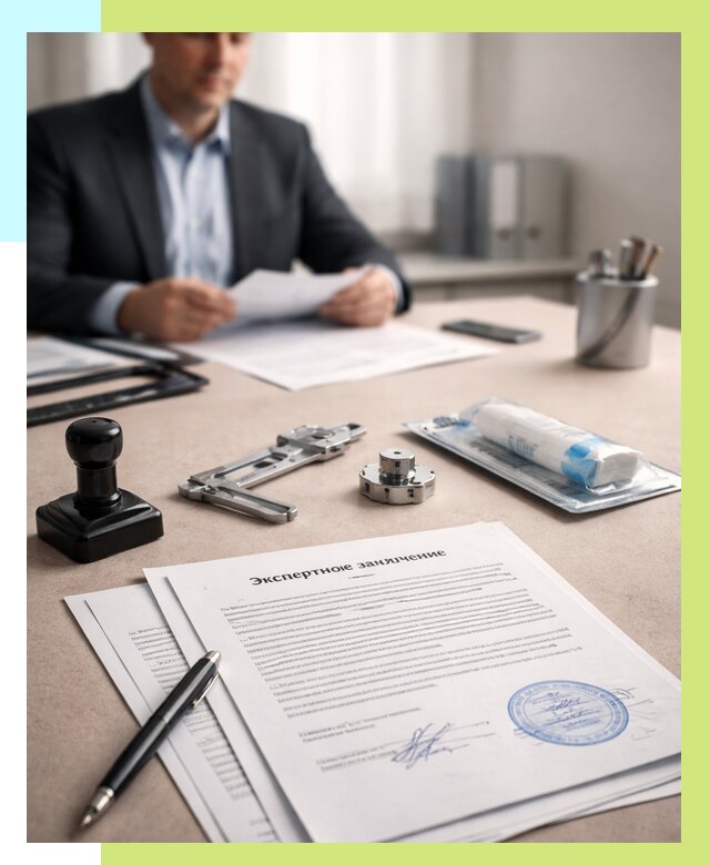 Экспертное заключение на продукцию в Юбилейном от 8758 р. | Алешин-Юбл