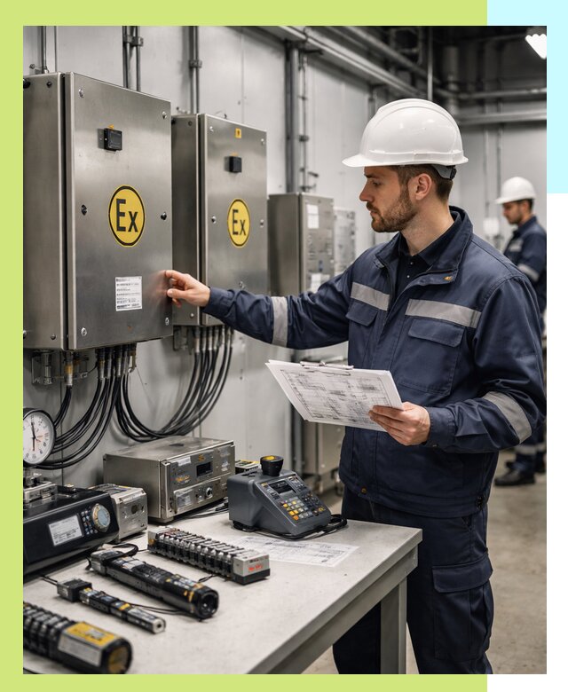 Сертификат взрывозащиты промышленного оборудования в Юбилейном