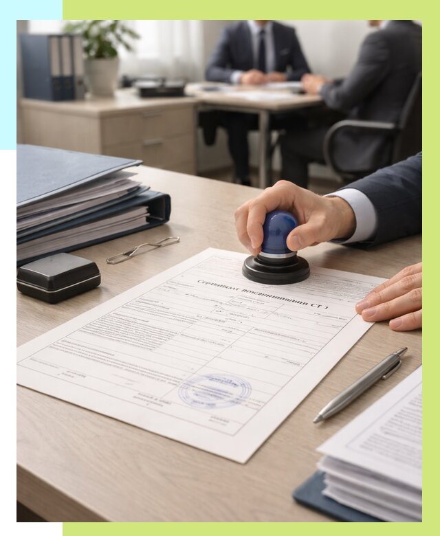 Сертификат происхождения СТ 1 в Юбилейном от 4636 р. | Алешин-Юбл