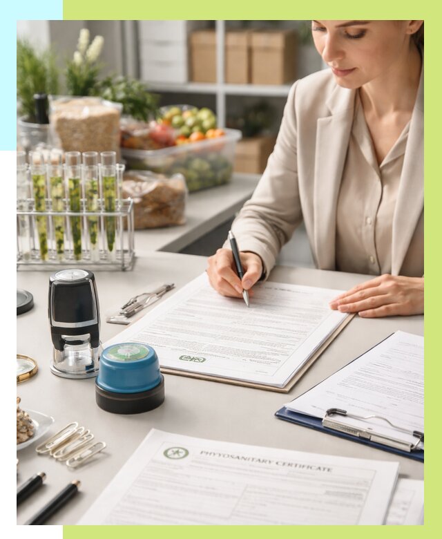 Фитосанитарный сертификат оформить в Юбилейном от 4636 р. | Алешин-Юбл