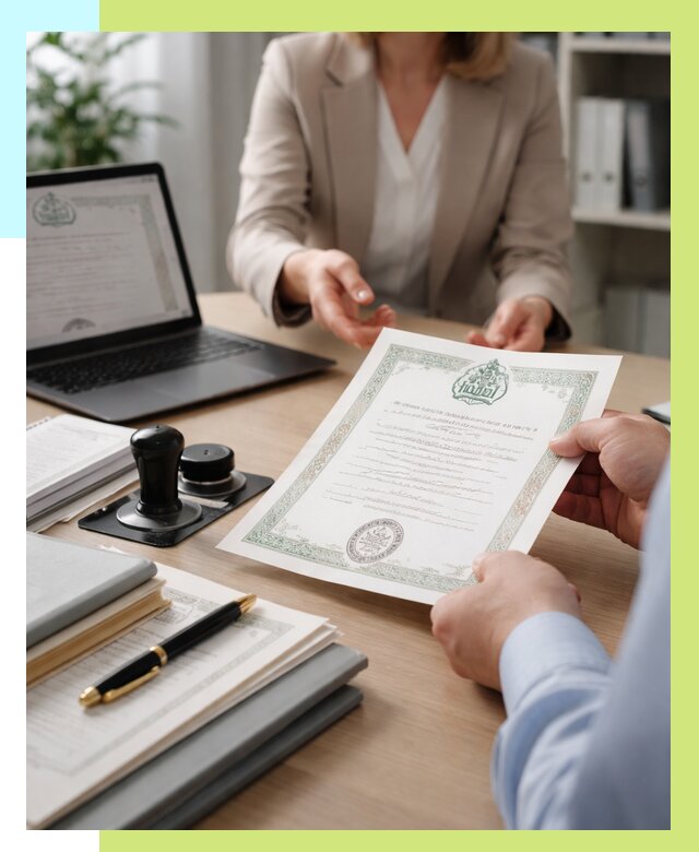 Халяль сертификат в Юбилейном, получить от 15455 р. | Алешин-Юбл