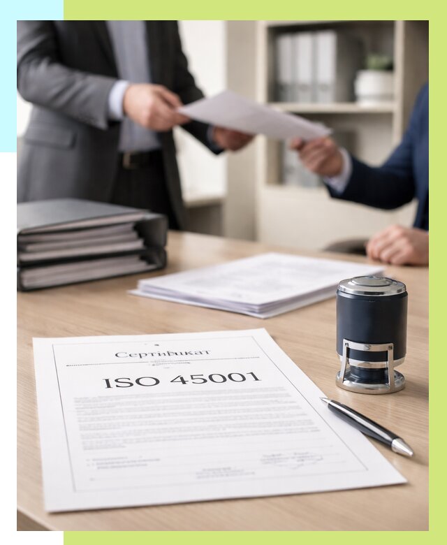 Сертификат ISO 45001 в Юбилейном под ключ от 46364 р. | Алешин-Юбл