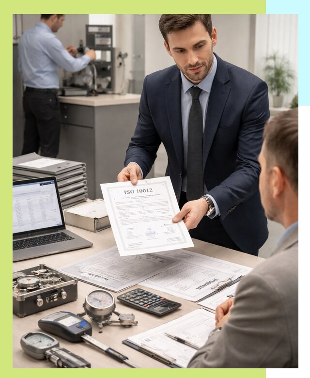 Выдача сертификата ISO 10012 по требованиям метрологии в Юбилейном